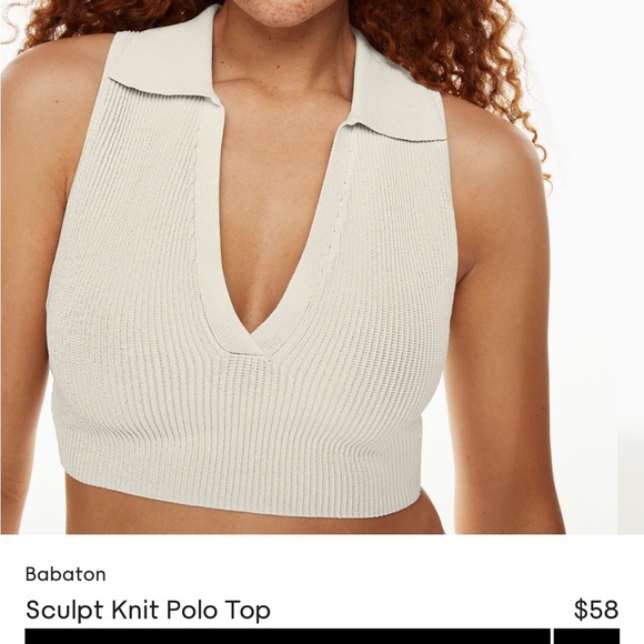 Babaton Tops - Babaton Sculpt Knit Polo